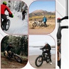 image:imageBUCKLOS 26 x 40 inch Fat Tire MTB Suspension Fork 100mm Travel Spacing Hub 135mm 1 18 Straight Tube Manual Lockout 9mm QR Oil Spring Front Forks fit Snow Beach XC Mountain Bike26