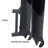 image:imageBUCKLOS 2627529 Mountain Bike Rigid Forks 118 Straight MTB Rigid Fork Disc Brake Superlight Aluminum Alloy Bicycle Rigid Fork fit BMX MTB Road BikeBlack