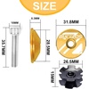 image:imageBUCKLOS Bike Headset Top Cap amp Star Nut Aluminum AlloyCarbon Fiber Fits 118 Fork Handlebar Stems Headset Top Cap with Aluminum ScrewAL6061Gold
