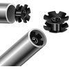 image:imageBUCKLOS Bike Headset Top Cap amp Star Nut Aluminum AlloyCarbon Fiber Fits 118 Fork Handlebar Stems Headset Top Cap with Aluminum ScrewCarbonMatte