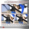 image:imageBUCKLOS Bike Saw Guide for Mountain Road Bike Fork Steerer Seat Post Handlebar Carbon Fiber Aluminium Alloy Tubes Cutting Tool Adjustable Cycling Repair Parts Bicycle Saw Guide for Tube CuttingBlack