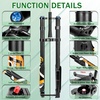 image:imageBUCKLOS Fat Tire 50 2026 inch Air Electric Mountain Bike Inverted Suspension Fork Thru Axle 15  150mm 140180mm Travel Rebound Adjustment Tapered Front Forks for Snow Beach EBike MTBdoublecrown26