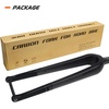 image:imageBUCKLOS Gravel 700C Carbon Fiber Road Bike Rigid Fork QR 9mm100  12mm Thru Axle 118 Threadless Tapered Tube Super Light Bicycle Front ForksTHRU ALEX