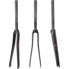 image:imageBUCKLOS 286mm 700C Full Carbon Fiber Road Bike Rigid Fork CType Clamp Brake 118 Threadless Straight Tube Superlight 3K T800 Bicycle Front ForkMATTE