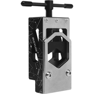 image:imageBUCKLOS Bike Saw Guide for Mountain Road Bike Fork Steerer Seat Post Handlebar Carbon Fiber Aluminium Alloy Tubes Cutting Tool Adjustable Cycling Repair Parts Bicycle Saw Guide for Tube CuttingBlack