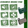 image:imageBUCKLOS 25PC Bike Disc Brake Pads  Bicycle Disk Brake Pads for ZoomShimano Deore XT XTR LX SLX Hone Alfine Saint for EbikeMountain BikeElectric BikeRoadScooterCeramic