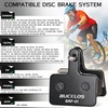 image:imageBUCKLOS 25PC Bike Disc Brake Pads for TRP Tektro Shimano MT200 Deore BrM575 M525 M515 T615 T675 M505 M495 M486 M485 M475 M465 Bicycle Disk Brakes Pads for MTBEbikeRoad BikeScooterSemimetallic