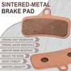 image:imageBUCKLOS BRP05 25PC Bike Disc Brake Pads 4 Piston Pads for ShimanoSinteredMetal
