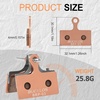 image:imageBUCKLOS Bike Disc Brake Pads for Shimano XTR BRM9000 M9100 BRM9020 BRM985 XT BRM8000 BRM785 SLX BRM666 Bicycle Disk Brakes Pads for Mountain BikeElectric BikeRoadScooterSintered Metal2PC