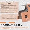 image:imageBUCKLOS Bike Disc Brake Pads for Shimano XTR BRM9000 M9100 BRM9020 BRM985 XT BRM8000 BRM785 SLX BRM666 Bicycle Disk Brakes Pads for Mountain BikeElectric BikeRoadScooterSintered Metal2PC