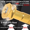image:imageBUCKLOS Tubeless Presta Valve Stem 404455606580100 mm Valve Stem Kit with Valve Core Removal Tool for Road BikeMountain BikeMTB Fit Most Bicycle Rims Super Light Durable Aluminum Stem BlackGOLD