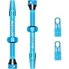 image:imageBUCKLOS Tubeless Presta Valve Stem 404455606580100 mm Valve Stem Kit with Valve Core Removal Tool for Road BikeMountain BikeMTB Fit Most Bicycle Rims Super Light Durable Aluminum Stem BlackBLUE