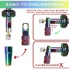image:imageBUCKLOS Tubeless Presta Valve Stem 404455606580100 mm Valve Stem Kit with Valve Core Removal Tool for Road BikeMountain BikeMTB Fit Most Bicycle Rims Super Light Durable Aluminum Stem BlackMulticolor