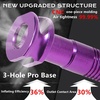 image:imageBUCKLOS Tubeless Presta Valve Stem 404455606580100 mm Valve Stem Kit with Valve Core Removal Tool for Road BikeMountain BikeMTB Fit Most Bicycle Rims Super Light Durable Aluminum Stem BlackPURPLE