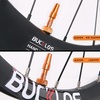 image:imageBUCKLOS Tubeless Presta Valve Stem 404455606580100 mm Valve Stem Kit with Valve Core Removal Tool for Road BikeMountain BikeMTB Fit Most Bicycle Rims Super Light Durable Aluminum Stem BlackOrange