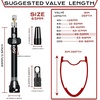 image:imageBUCKLOS Tubeless Presta Valve Stem 404455606580100 mm Valve Stem Kit with Valve Core Removal Tool for Road BikeMountain BikeMTB Fit Most Bicycle Rims Super Light Durable Aluminum Stem BlackBLACK