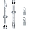 image:imageBUCKLOS Tubeless Presta Valve Stem 404455606580100 mm Valve Stem Kit with Valve Core Removal Tool for Road BikeMountain BikeMTB Fit Most Bicycle Rims Super Light Durable Aluminum Stem BlackSILVER