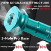 image:imageBUCKLOS Tubeless Presta Valve Stem 404455606580100 mm Valve Stem Kit with Valve Core Removal Tool for Road BikeMountain BikeMTB Fit Most Bicycle Rims Super Light Durable Aluminum Stem BlackTurquoise