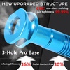 image:imageBUCKLOS Tubeless Presta Valve Stem 404455606580100 mm Valve Stem Kit with Valve Core Removal Tool for Road BikeMountain BikeMTB Fit Most Bicycle Rims Super Light Durable Aluminum Stem BlackBLUE