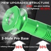 image:imageBUCKLOS Tubeless Presta Valve Stem 404455606580100 mm Valve Stem Kit with Valve Core Removal Tool for Road BikeMountain BikeMTB Fit Most Bicycle Rims Super Light Durable Aluminum Stem BlackGREEN