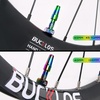 image:imageBUCKLOS Tubeless Presta Valve Stem 404455606580100 mm Valve Stem Kit with Valve Core Removal Tool for Road BikeMountain BikeMTB Fit Most Bicycle Rims Super Light Durable Aluminum Stem BlackMulticolor