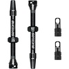 image:imageBUCKLOS Tubeless Presta Valve Stem 404455606580100 mm Valve Stem Kit with Valve Core Removal Tool for Road BikeMountain BikeMTB Fit Most Bicycle Rims Super Light Durable Aluminum Stem BlackBLACK