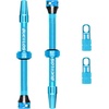 image:imageBUCKLOS Tubeless Presta Valve Stem 404455606580100 mm Valve Stem Kit with Valve Core Removal Tool for Road BikeMountain BikeMTB Fit Most Bicycle Rims Super Light Durable Aluminum Stem BlackBLUE