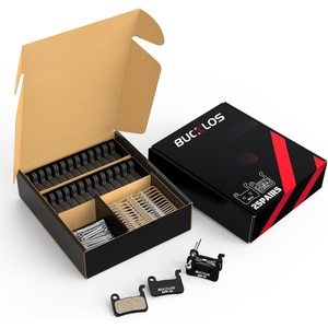 image:imageBUCKLOS 25PC Bike Disc Brake Pads  Bicycle Disk Brake Pads for ZoomShimano Deore XT XTR LX SLX Hone Alfine Saint for EbikeMountain BikeElectric BikeRoadScooterResin