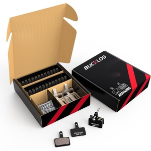 image:imageBUCKLOS 25PC Bike Disc Brake Pads for TRP Tektro Shimano MT200 Deore BrM575 M525 M515 T615 T675 M505 M495 M486 M485 M475 M465 Bicycle Disk Brakes Pads for MTBEbikeRoad BikeScooterSemimetallic