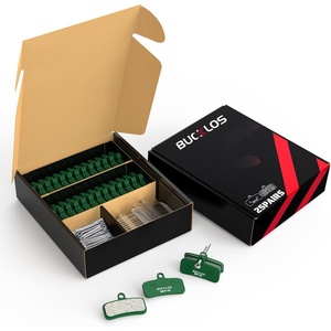 image:imageBUCKLOS BRP05 25PC Bike Disc Brake Pads 4 Piston Pads for ShimanoCeramic
