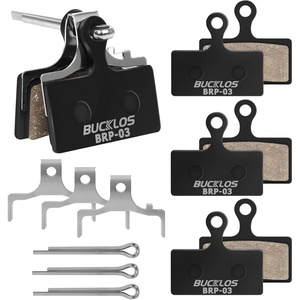 image:imageBUCKLOS Bike Disc Brake Pads for Shimano XTR BRM9000 M9100 BRM9020 BRM985 XT BRM8000 BRM785 SLX BRM666 Bicycle Disk Brakes Pads for Mountain BikeElectric BikeRoadScooterResin4PC