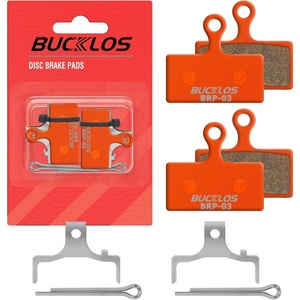 image:imageBUCKLOS Bike Disc Brake Pads for Shimano XTR BRM9000 M9100 BRM9020 BRM985 XT BRM8000 BRM785 SLX BRM666 Bicycle Disk Brakes Pads for Mountain BikeElectric BikeRoadScooterMultiMetallic2PC