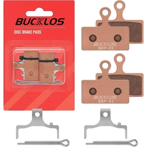image:imageBUCKLOS Bike Disc Brake Pads for Shimano XTR BRM9000 M9100 BRM9020 BRM985 XT BRM8000 BRM785 SLX BRM666 Bicycle Disk Brakes Pads for Mountain BikeElectric BikeRoadScooterSintered Metal2PC