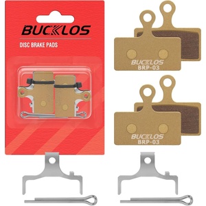 image:imageBUCKLOS Bike Disc Brake Pads for Shimano XTR BRM9000 M9100 BRM9020 BRM985 XT BRM8000 BRM785 SLX BRM666 Bicycle Disk Brakes Pads for Mountain BikeElectric BikeRoadScooterCopperBased2PC