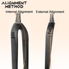 image:imageBUCKLOS 118 2627529 Rigid Full Carbon MTB Front Fork 15  110mm Thru Axle 286mm Threadless Tapered Steerer Ultralight 3K T800 Disc Brake Mountain Bike Front Forks Internal Routing