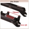 image:imageBUCKLOS 26 x 40 inch Fat Bike Tire Air Suspension Fork 120mm Travel Spacing Hub 135mm 286mm Straight Tube Crown Lockout 9mm QR Ultralight Front Forks fit Snow Beach Mountain Bike Black Gold70070626gold