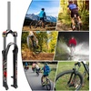 image:imageBUCKLOS 2627529 MTB Suspension Fork Travel 100mm 286mm Straight Tube QR 9mm Crown Lockout Aluminum Alloy XC Mountain Bike Front Forks275