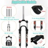 image:imageBUCKLOS 2627529 MTB Suspension Fork Travel 100mm 286mm Straight Tube QR 9mm Crown Lockout Aluminum Alloy XC Mountain Bike Front Forks275