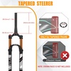 image:imageBUCKLOS 2627529 Travel 120mm MTB Air Suspension Fork Rebound Adjust 1 18 StraightTapered Tube QR 9mm ManualRemote Lockout XC AM Ultralight Mountain Bike Front ForksTaperedmanual lock