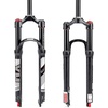 image:imageBUCKLOS 2627529 Travel 120mm MTB Air Suspension Fork Rebound Adjust 1 18 StraightTapered Tube QR 9mm ManualRemote Lockout XC AM Ultralight Mountain Bike Front ForksStraightmanual lock
