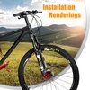 image:imageBUCKLOS 2627529 Travel 120mm MTB Air Suspension Fork Rebound Adjust 1 18 StraightTapered Tube QR 9mm ManualRemote Lockout XC AM Ultralight Mountain Bike Front ForksStraightmanual lock