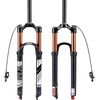 image:imageBUCKLOS 2627529 Travel 120mm MTB Air Suspension Fork Rebound Adjust 1 18 StraightTapered Tube QR 9mm ManualRemote Lockout XC AM Ultralight Mountain Bike Front ForksStraightremote lock