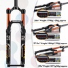image:imageBUCKLOS 2627529 inch MTB Fork 120mm Travel 118 StraightTapered Mountain Bike Fork Rebound Adjust 15mm100mm Axle Manual Lockout Air ShocksGoldStraight tube