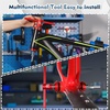 image:imageBUCKLOS Bike Headset Pressin Tool Bottom Bracket Install Tool Kit Bearing Press Tool Bicycle Repair Accessories Suitable for Most Bike headsets and Some Pressin Bottom BracketsHSTBLACK