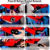 image:imageBUCKLOS Bike Headset Pressin Tool Bottom Bracket Install Tool Kit Bearing Press Tool Bicycle Repair Accessories Suitable for Most Bike headsets and Some Pressin Bottom BracketsBBTRED