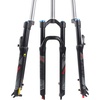 image:imageBUCKLOS LUTU 2627529 Air MTB Suspension Fork Rebound Adjust Straight Tube 286mm QR 9mm Travel 120mm ManualCrown Lockout Mountain Bike Forks Ultralight Gas Shock XC BicycleBlack