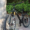 image:imageBUCKLOS LUTU 2627529 Air MTB Suspension Fork Rebound Adjust Straight Tube 286mm QR 9mm Travel 120mm ManualCrown Lockout Mountain Bike Forks Ultralight Gas Shock XC BicycleBlack Gold