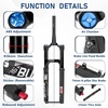 image:imageBUCKLOS MTB Air Suspension Fork 275 29 110  15mm Boost AM EBike Tapered Travel 160mm 36mm Inner Tube Thru Axle Rebound Adjustment Disc Brake Front Forks fit All Mountain eBike ect275