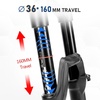 image:imageBUCKLOS MTB Air Suspension Fork 275 29 110  15mm Boost AM EBike Tapered Travel 160mm 36mm Inner Tube Thru Axle Rebound Adjustment Disc Brake Front Forks fit All Mountain eBike ect29