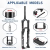 image:imageBUCKLOS MTB Air Suspension Fork 275 29 110  15mm Boost AM EBike Tapered Travel 160mm 36mm Inner Tube Thru Axle Rebound Adjustment Disc Brake Front Forks fit All Mountain eBike ect275